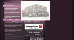 Desktop Screenshot of historicgoldenhotel.com